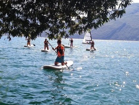 family outdoor active lago di garda actieve vakantie gardameer trentino zuid tirol italie suppen