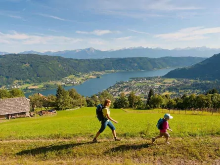 family active ossiacher see avontuurlijke gezinsvakantie karinthie oostenrijk tourismus karinthie wandelen